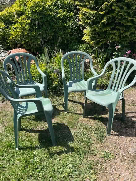 Photo of free Garden chairs (Nr Bridport) #1