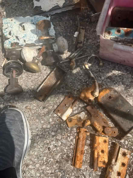 Photo of free old locks, hinges, toilet cistern (Kirkdale) #4