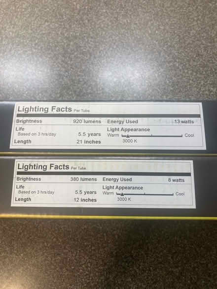 Photo of free Fluorescent Light Bulbs (Highland Ave, RWC) #2