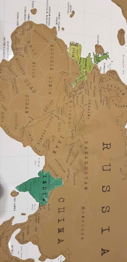 Photo of free Scratch off world travel map (Bowbridge GL5) #2