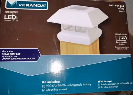 Photo of free 6 LED Solar Post Caps (Maynard) #2