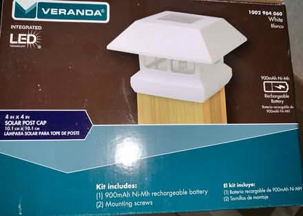 Photo of free 6 LED Solar Post Caps (Maynard) #2