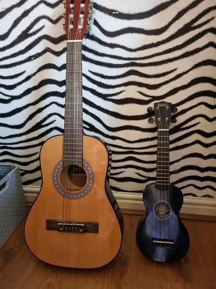 Photo of free Half Size Guitar + Ukelele (M23) #1
