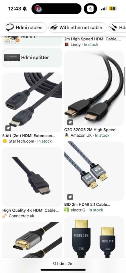 Photo of 2metre or longer HDMI cable (Liverpool L7) #1