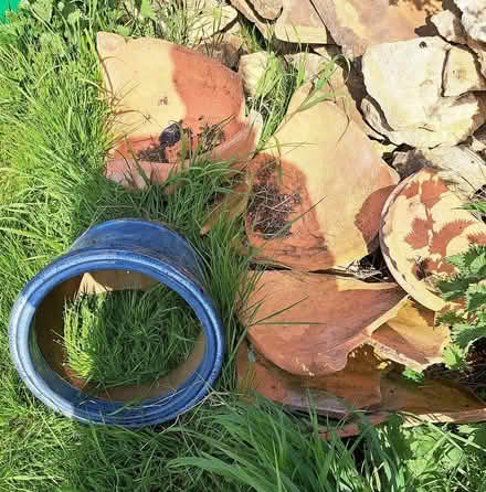 Photo of free Large broken pot (Moggerhanger MK44) #2