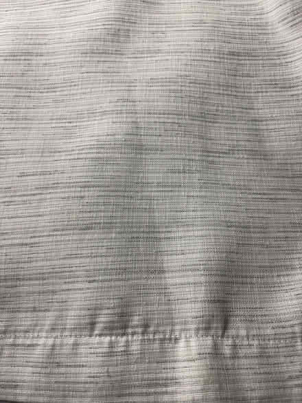 Photo of free 4 white and gray curtain panels (Shoreline) #1