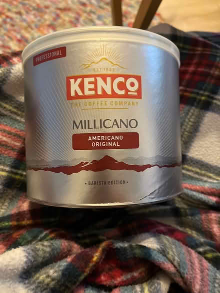 Photo of free Empty large coffee tins x4 (SG4 hitchin) #1