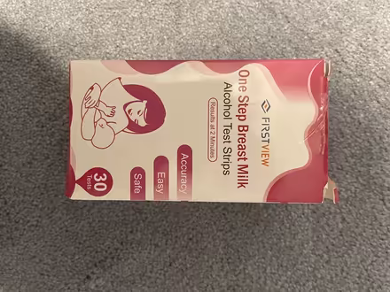 Photo of free Breast milk alcohol test strips (San Diego) #1