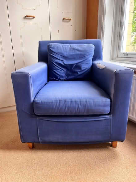 Photo of free Blue armchair (Roundhay LS8) #1