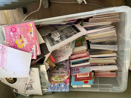Photo of free Large box greeting cards without envelopes (Loscoe DE75) #1