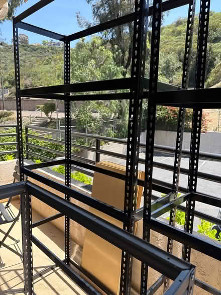 Photo of free 3 metal shelves (Mission Valley) #3