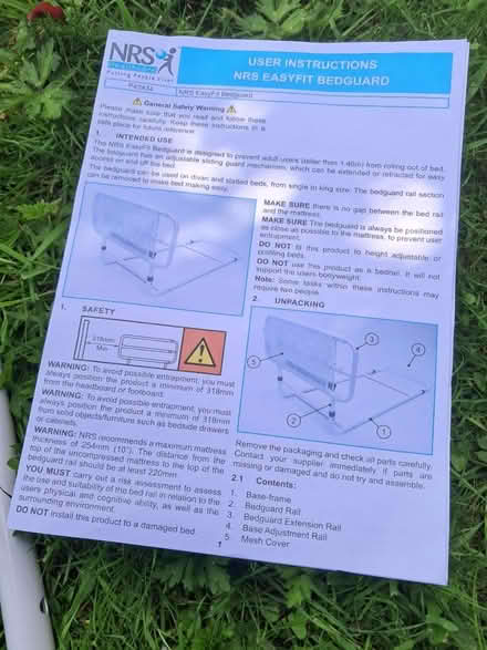 Photo of free Bed Guard/Rail (Fulwood PR2) #1