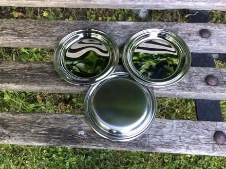 Photo of free Small chromed dish/ coaster, about 40 in total (Presteigne LD8) #1