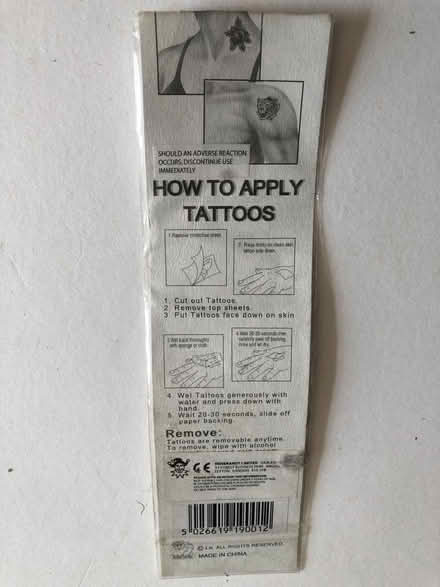 Photo of free Temporary Tattoos (Selsdon CR2) #2