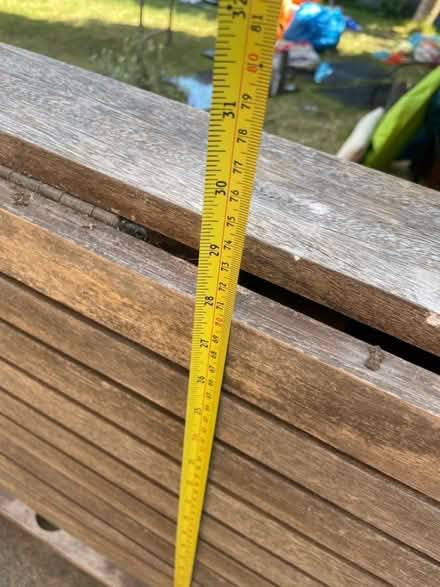 Photo of free Oval Wood garden table (Hatch Warren RG22) #4