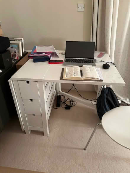 Photo of free IKEA Desk with drawers (Holland Park W14) #2