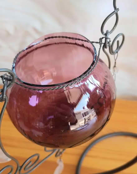 Photo of free Metal & Glass Candle Holder (Euxton PR7) #2