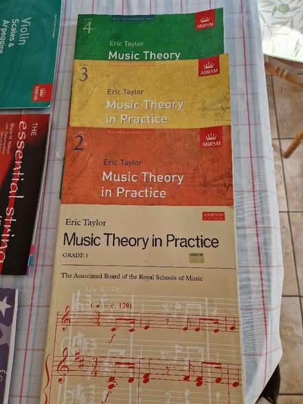 Photo of free ABRSM Music theory grades 1-4 books (Arborfield Garrison RG2) #1