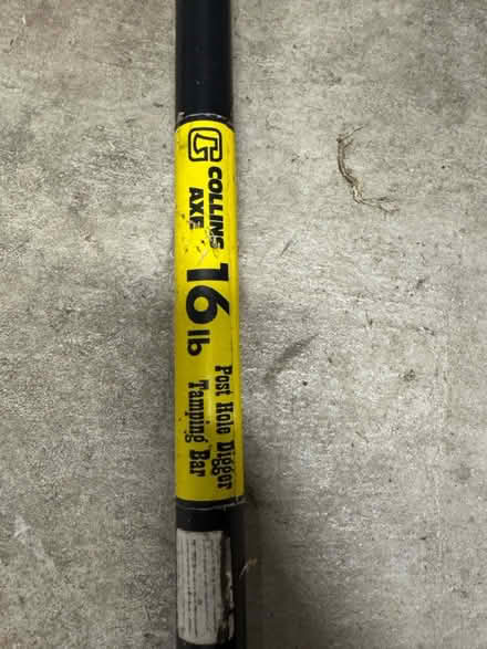 Photo of free 16 lb post hole digger tamping bar (Mountain View Shoreline West) #1