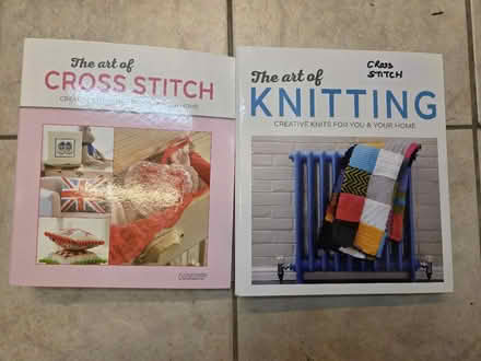 Photo of free 2 x Large Folders with Cross Stitch (Lightwood ST3) #1