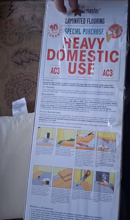 Photo of free Laminate flooring heavy domestic (Southport PR8) #1