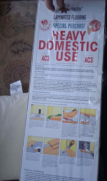 Photo of free Laminate flooring heavy domestic (Southport PR8) #1
