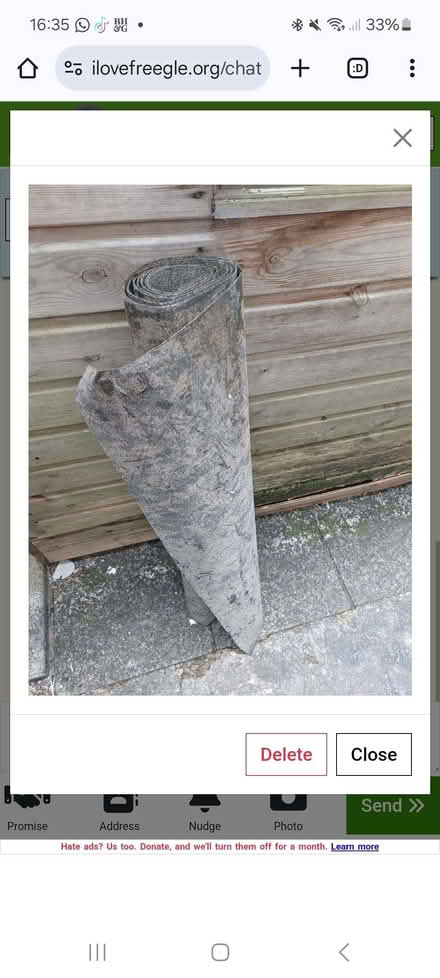 Photo of free Roofing felt for shed eyc (Burneside LA9) #1
