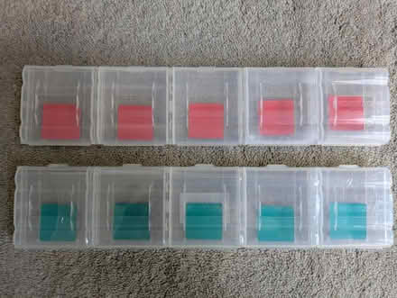 Photo of free 10 x hard battery cases AA & AAA (Stonesfield OX29) #1