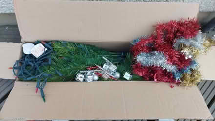 Photo of free Christmas tree, lights and decorations (Bolton le Sands LA5) #2