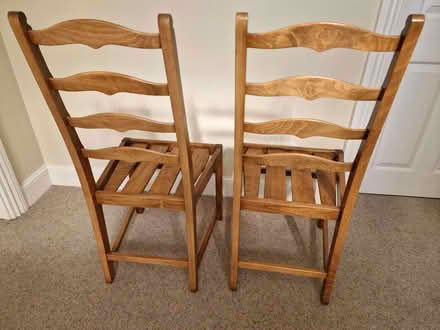 Photo of free 2 Ercol dining chairs (Enborne Row RG14) #1