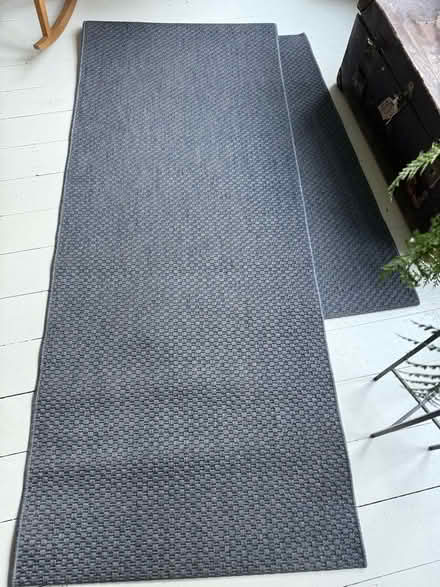 Photo of free 2 x Charcoal Rugs (Brixton Hill SW2) #2