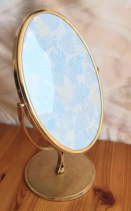Photo of free Brass Coloured Vanity Mirror (Euxton PR7) #2