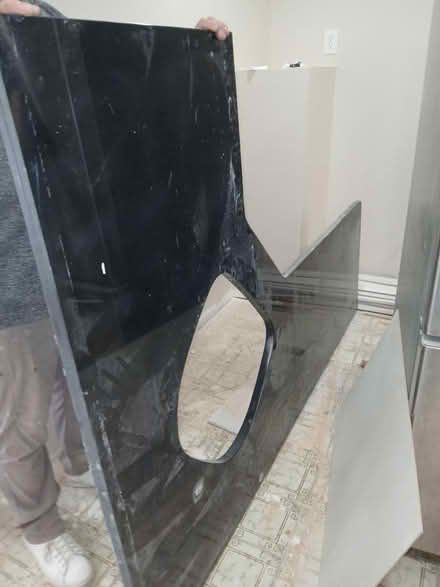 Photo of free 2 pieces black marble (Jersey city) #1