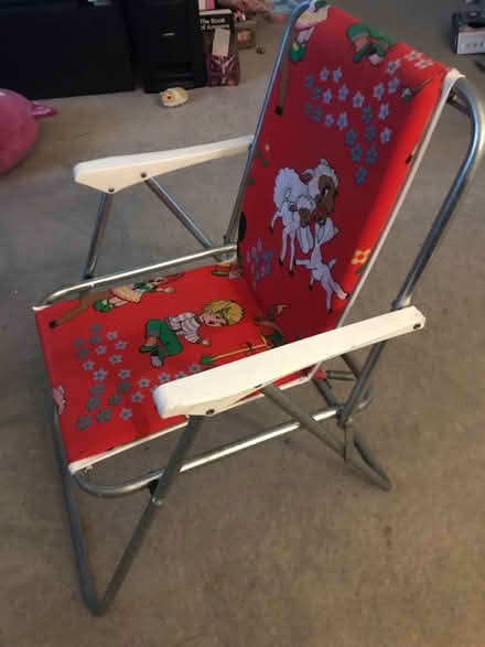 Photo of free Small vintage folding chair (Surbiton KT6) #2