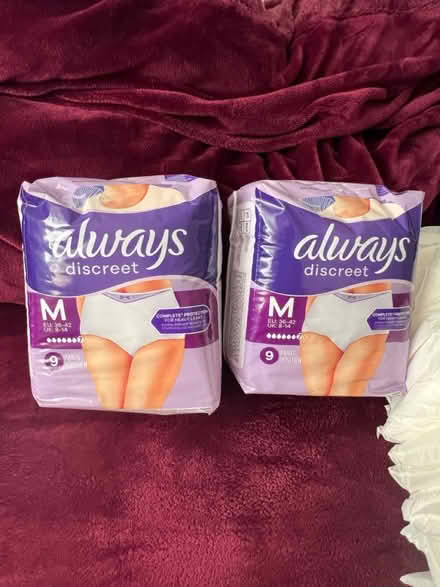 Photo of free Pads all kinds (Redhill Surrey) #1