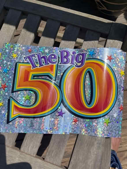 Photo of free 50th birthday banners (Whitton. TW3) #1