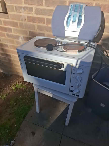 Photo of free Oven with cooker. Radio with CD worling (Bromham Road MK40) #2