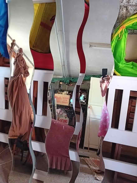 Photo of free 4 wavy mirrors (Crownest Bingley BD16) #1