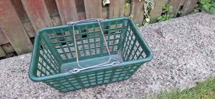 Photo of free Strong Green Plastic Shopping Basket (Harrogate HG1) #2