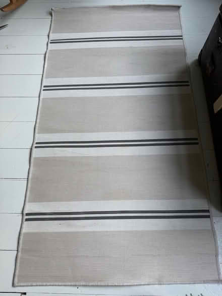 Photo of free 2 x Stripy reversible rugs - 150 x 80cm (Brixton Hill SW2) #3