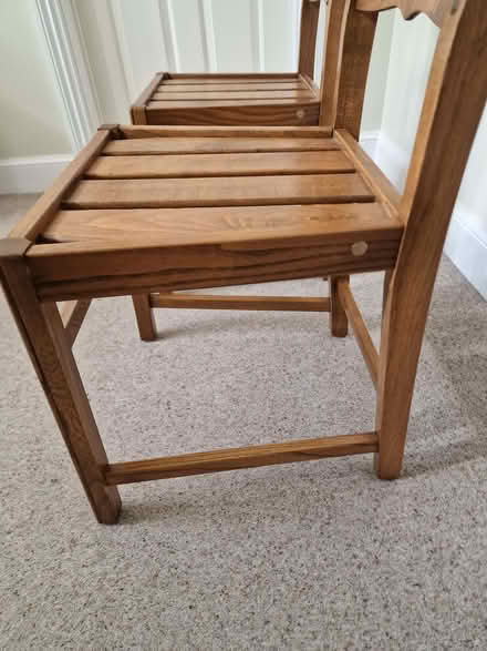 Photo of free 2 Ercol dining chairs (Enborne Row RG14) #3