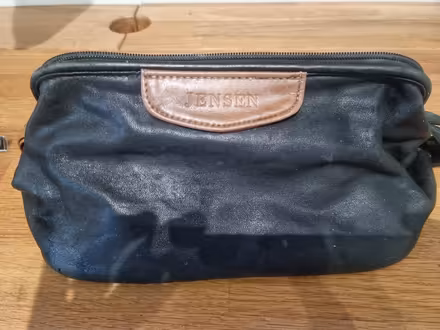 Photo of free Black leather wash bag (St John's TN13) #1