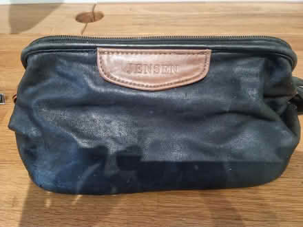 Photo of free Black leather wash bag (St John's TN13) #1