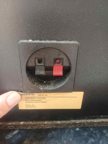 Photo of free Sony speakers (Tooting SW17) #2