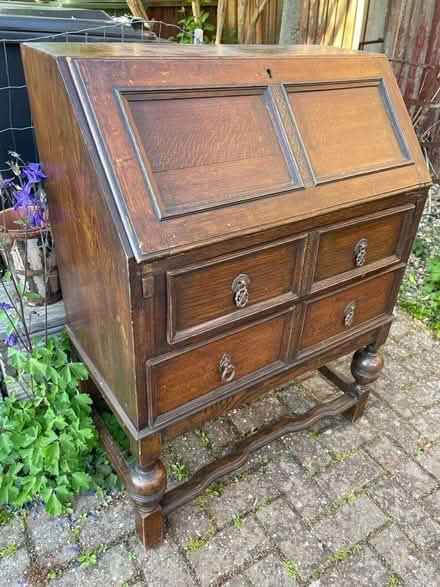 Photo of free Solid old wooden bureau (Spital CH63) #4