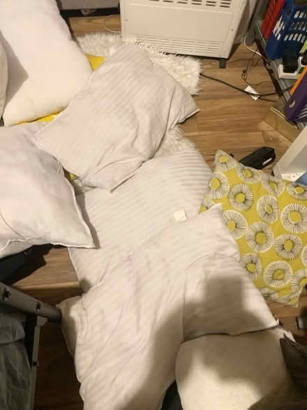 Photo of free 4x brand new striped pillows (NW10) #1