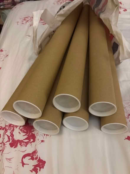 Photo of free 7 x poster mailing storage tubes (Bexhill TN39) #1