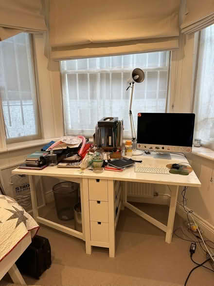 Photo of free IKEA Desk with drawers (Holland Park W14) #1