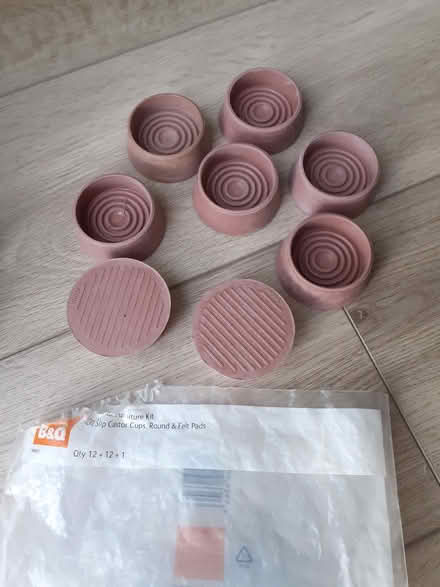 Photo of free Furniture Castor Cups (Knotty Ash L14) #2