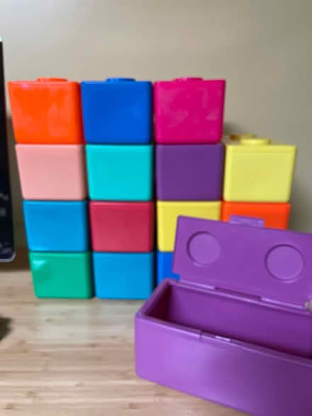 Photo of free 16 stacking cubes (Downers Grove - north) #1